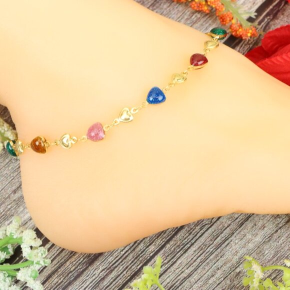 "Elegant Handmade Anklet – Delicate Jewelry for Women, MAR091850 - Picture 2 of 10